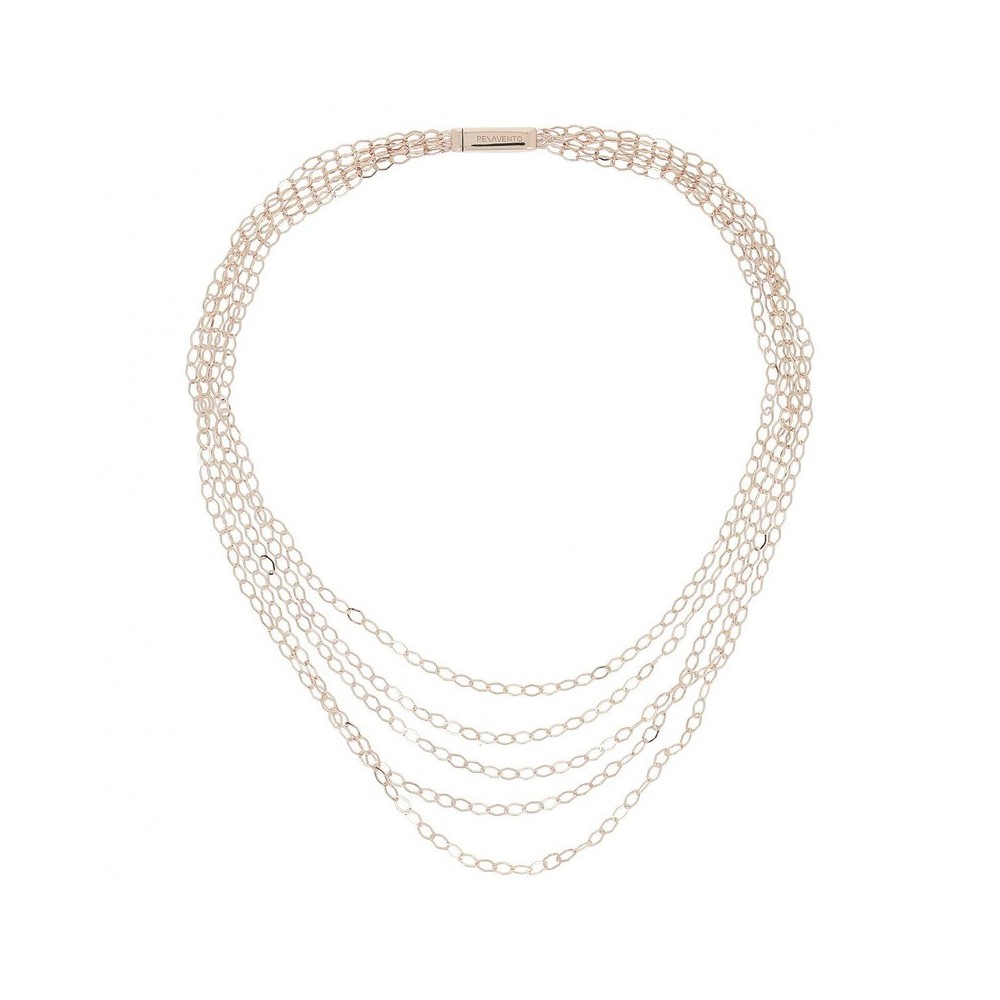 Collana DNA Fly Lucido Rosa [e028101a]