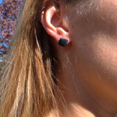 Orecchini Lucido Polvere Rosa [959ce4c9]