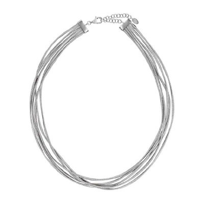 Collana DNA Silk Lucido Rodio [56a549fb]