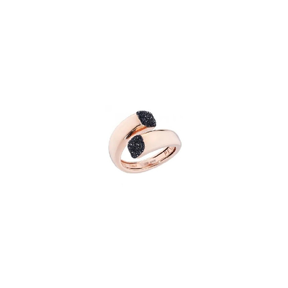 Anello Polvere di Sogni Rosa Lucido nero [9cd96bdb]