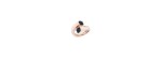 Anello Polvere di Sogni Rosa Lucido nero [9cd96bdb]