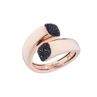 Anello Polvere di Sogni Rosa Lucido nero [9cd96bdb]
