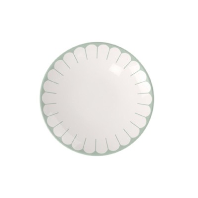 Piatto frutta Fleur Verde 21,2 cm [57f86fb8]