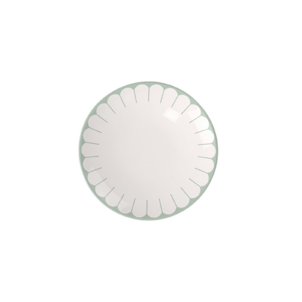 Piatto frutta Fleur Verde 21,2 cm [57f86fb8]
