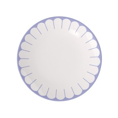 Piatto piano Fleur Blu 26,6 cm [f6da4cff]