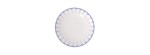Piatto piano Fleur Blu 26,6 cm [f6da4cff]