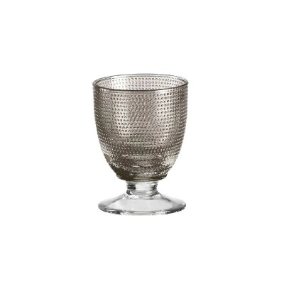 Calice basso acqua Trame 11,5 cm Grigio [4fe76546]