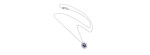 Collana Gemme oro bianco diamanti e zaffiro [492ac4a8]