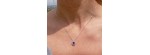 Collana Gemme oro bianco diamanti e zaffiro [900c87a5]