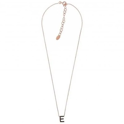 Collana Polvere di Sogni “E” Lucido Rosa [50e7bba2]