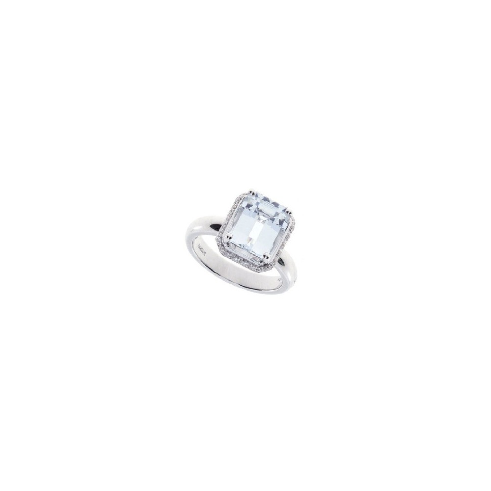 Anello Minou oro bianco e diamante [215937c9]