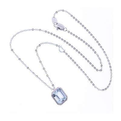 Collierino Minou oro bianco e diamante [c8e591cc]