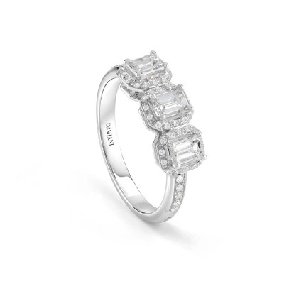 Anello Minou Full Pavè oro bianco e diamanti [e02b166a]