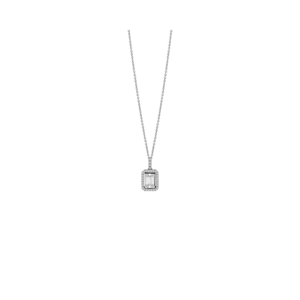 Collana Magia oro bianco e diamanti [acc777b7]