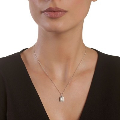 Collana Magia oro bianco e diamanti [75e134ba]