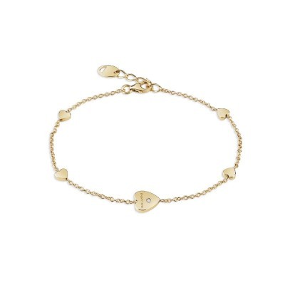 Bracciale I Segni oro giallo 9kt con diamante [43b0bfb4]