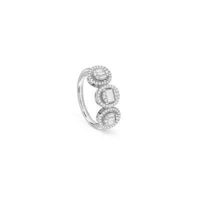 Anello Magia Trilogy oro bianco e diamanti [7057cc5b]