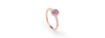 Anello Dora oro rosa diamanti e zaffiri rosa [831bbbee]