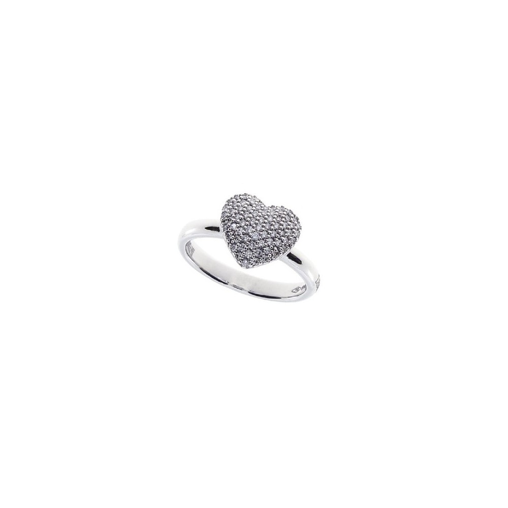 Anello Simboli oro bianco e diamanti [7ba2c3ff]