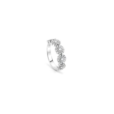 Anello Margherita oro bianco e diamanti [9ecf0c6c]