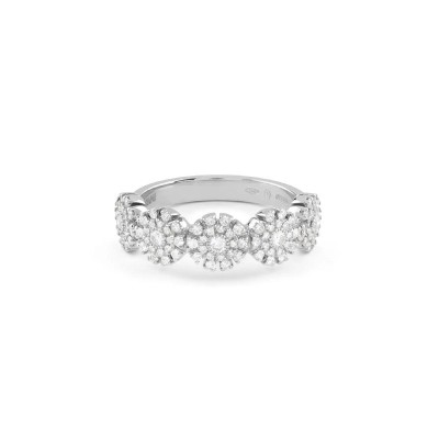 Anello Margherita oro bianco e diamanti [47e94f61]