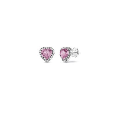 Orecchini Sorrento oro bianco diamanti e zaffiri [603dc1e0]