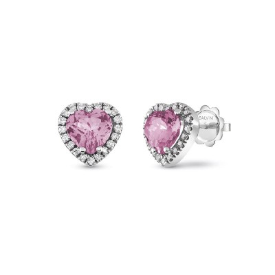 Orecchini Sorrento oro bianco diamanti e zaffiri [b91b82ed]