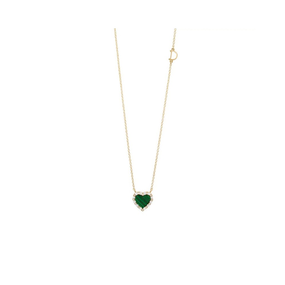 Collana Belle Époque Cuore oro giallo e diamanti [31b96e5f]