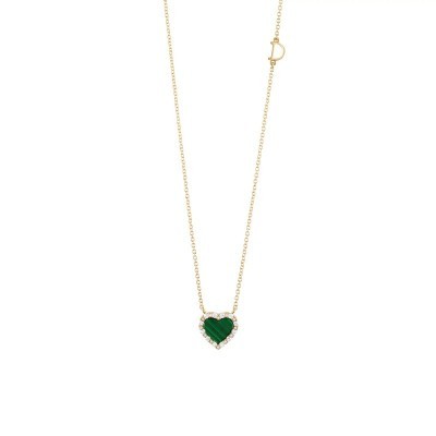 Collana Belle Époque Cuore oro giallo e diamanti [31b96e5f]