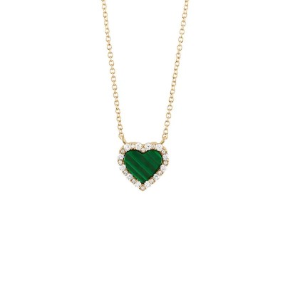 Collana Belle Époque Cuore oro giallo e diamanti [e89f2d52]