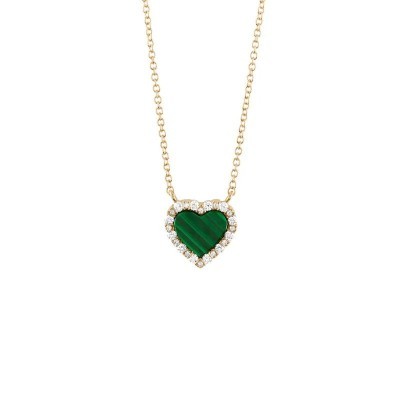 Collana Belle Époque Cuore oro giallo e diamanti [e89f2d52]