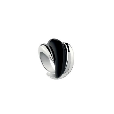 Anello Gomitolo argento con diamante [5adfa8b4]
