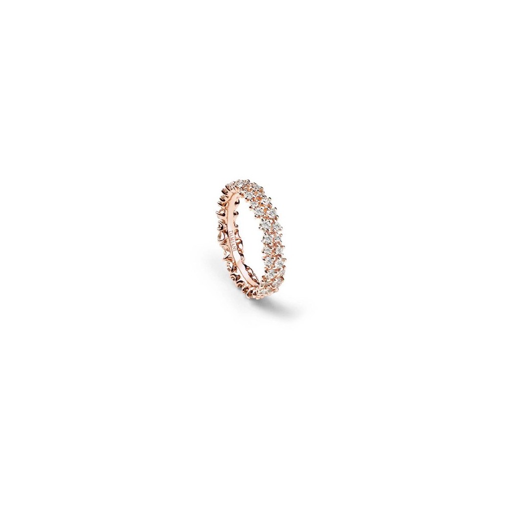 Anello Mimosa oro rosa con diamanti [79f5fe22]