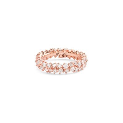 Anello Mimosa oro rosa con diamanti [a0d3bd2f]