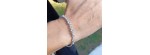 Bracciale Mimosa oro bianco e diamanti [58813b49]