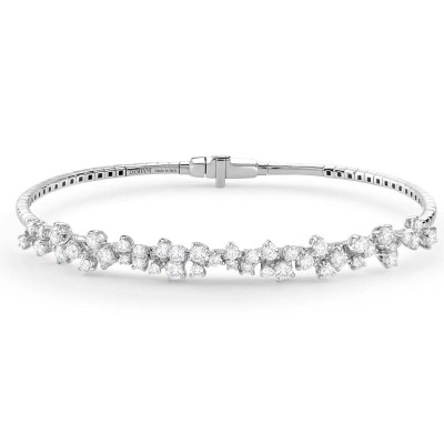 Bracciale Mimosa oro bianco e diamanti [ef9cfa4d]