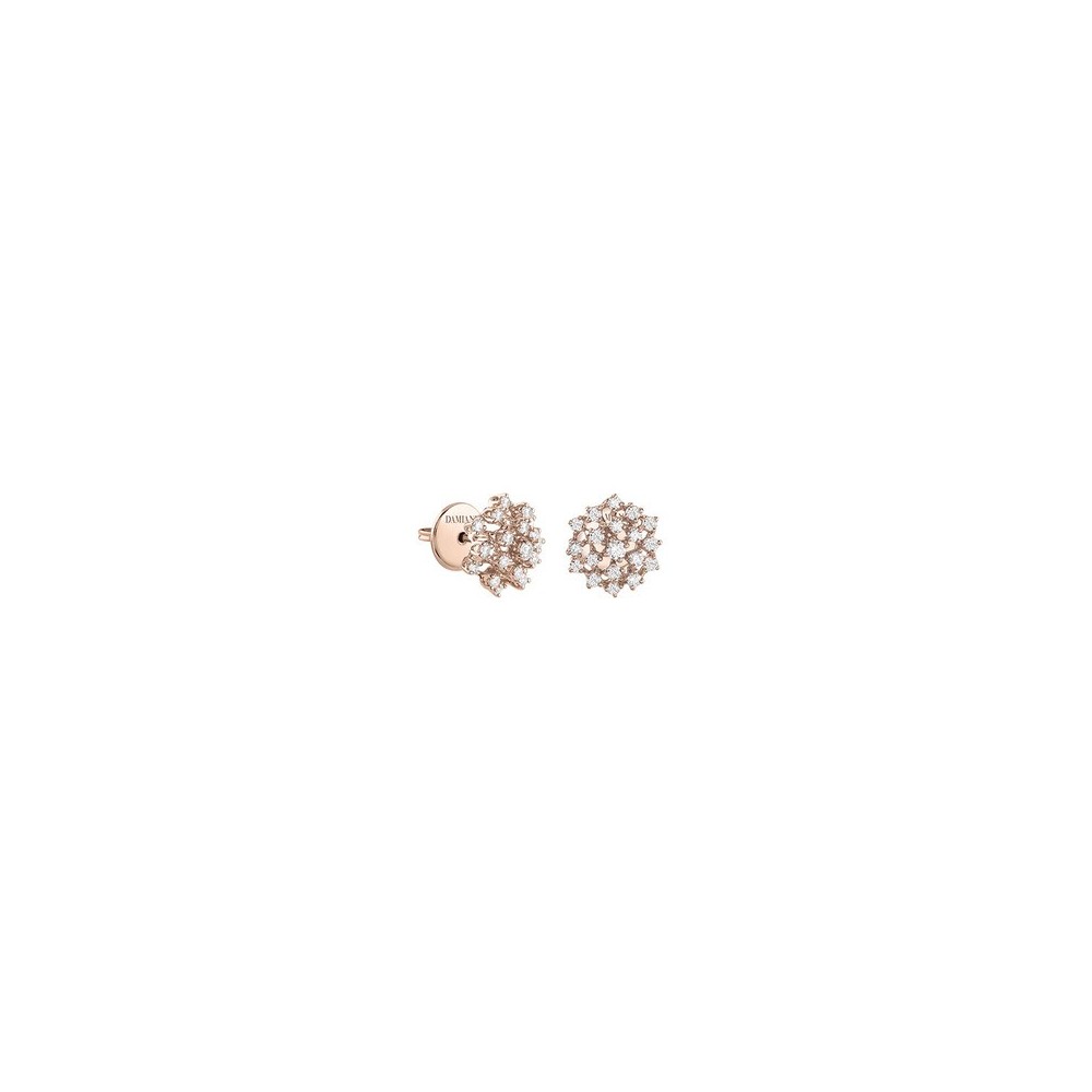 Orecchini Mimosa oro rosa e diamanti [bb2ca194]