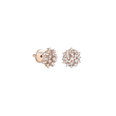 Orecchini Mimosa oro rosa e diamanti [620ae299]