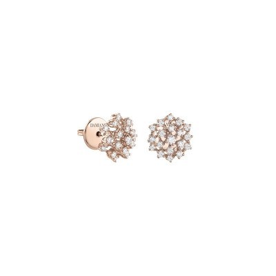 Orecchini Mimosa oro rosa e diamanti [620ae299]