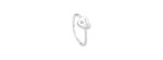 Anello I Segni Cuore oro bianco 9kt [ec927f0b]