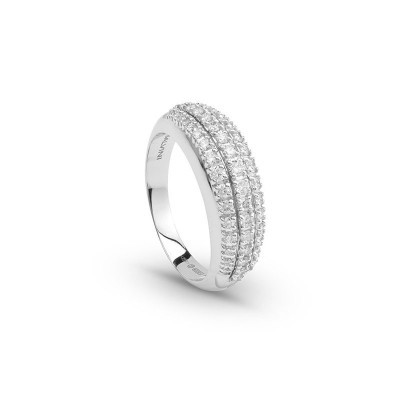 Anello Galassia oro bianco e diamanti [8f3b61d9]
