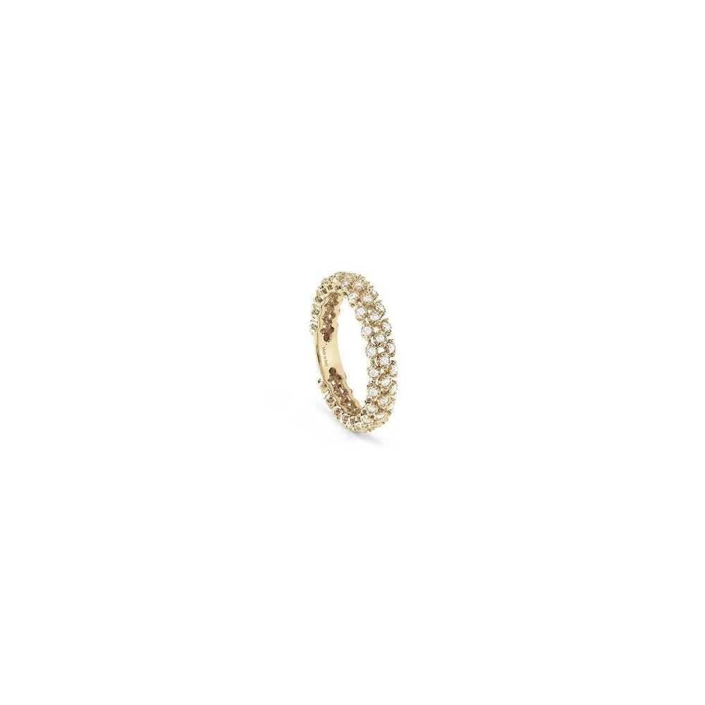 Anello Cachemire oro giallo e diamanti [a0370290]
