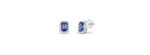Orecchini Sorrento oro bianco diamanti e tanzanite [0680a053]