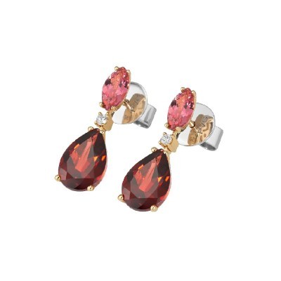 Orecchini Iris oro rosa 18kt [e686ec95]