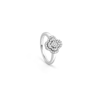 Anello Bagliori oro bianco con diamanti [c264f33d]