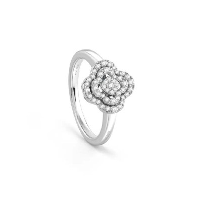Anello Bagliori oro bianco con diamanti [1b42b030]