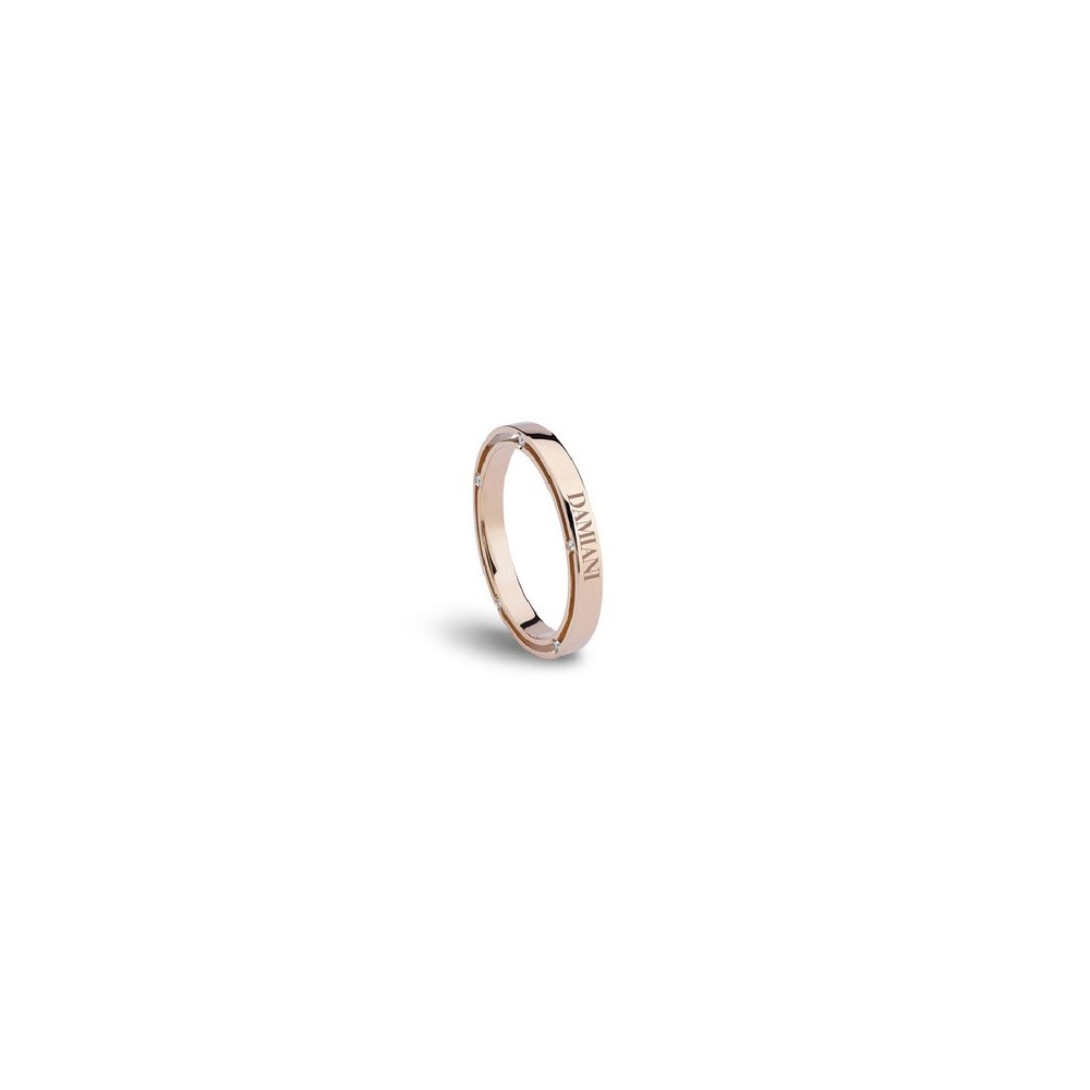 Anello D.Side oro rosa con diamanti [5aa3e92d]