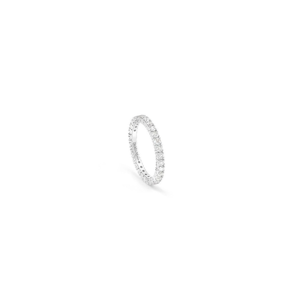 Veretta Veramore Intera oro bianco e diamanti [d43de7ad]