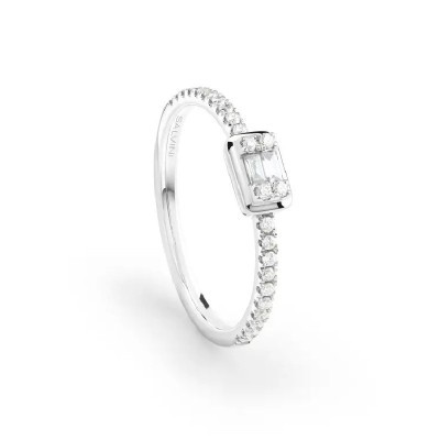 Anello Magia oro bianco con diamante [1a191d11]