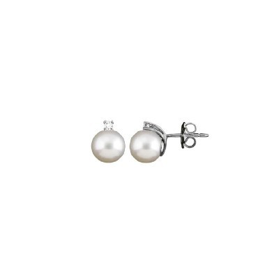 Orecchini Le perle Salvini oro bianco e diamanti [55cb4406]